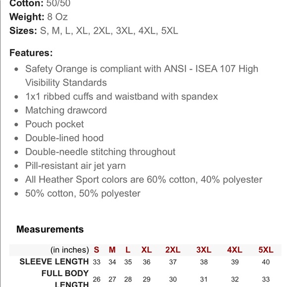 Hoodie various sizes unisex fit - Picture 2 of 2